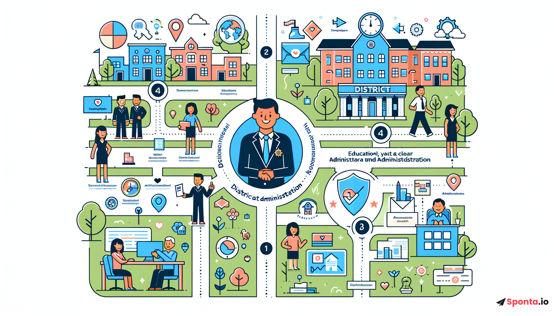 Illustration : Candidature spontanée en Administration de district : astuces incontournables pour décrocher le job de vos rêves