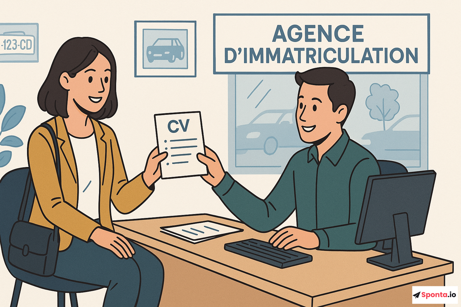 Illustration de l’article : Candidature spontanée en Agence d'immatriculation automobile : astuces incontournables pour décrocher le job de vos rêves