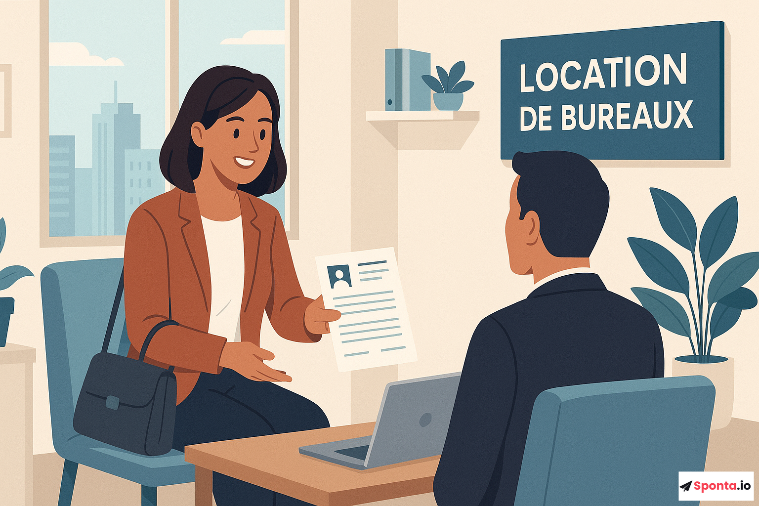 Illustration de l’article : Candidature Spontanée en Agence de Location de Bureaux : Stratégies Gagnantes pour Se Démarquer