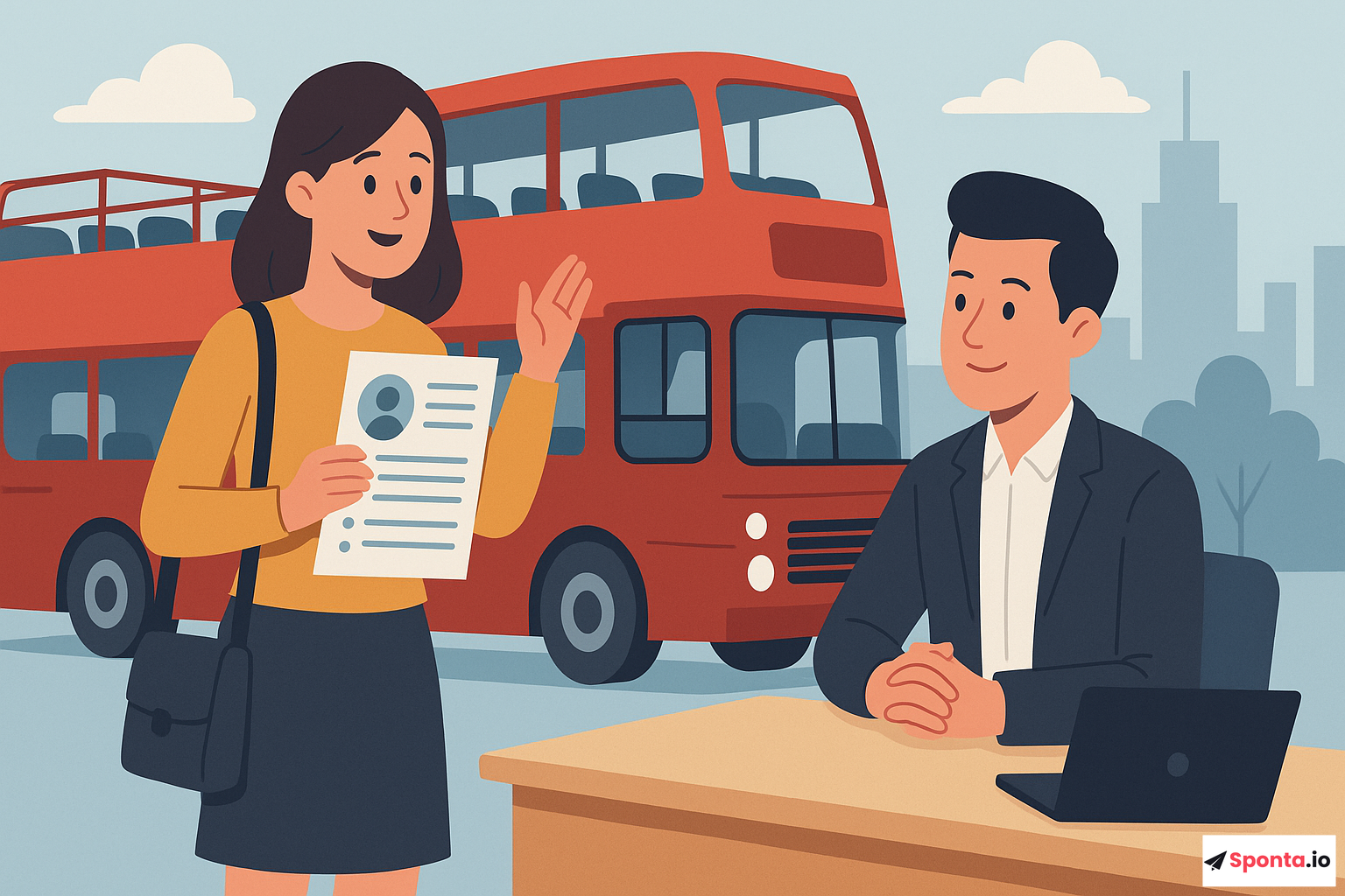 Illustration de l’article : Candidature spontanée en agence de visites touristiques en bus : astuces incontournables pour décrocher le job de vos rêves