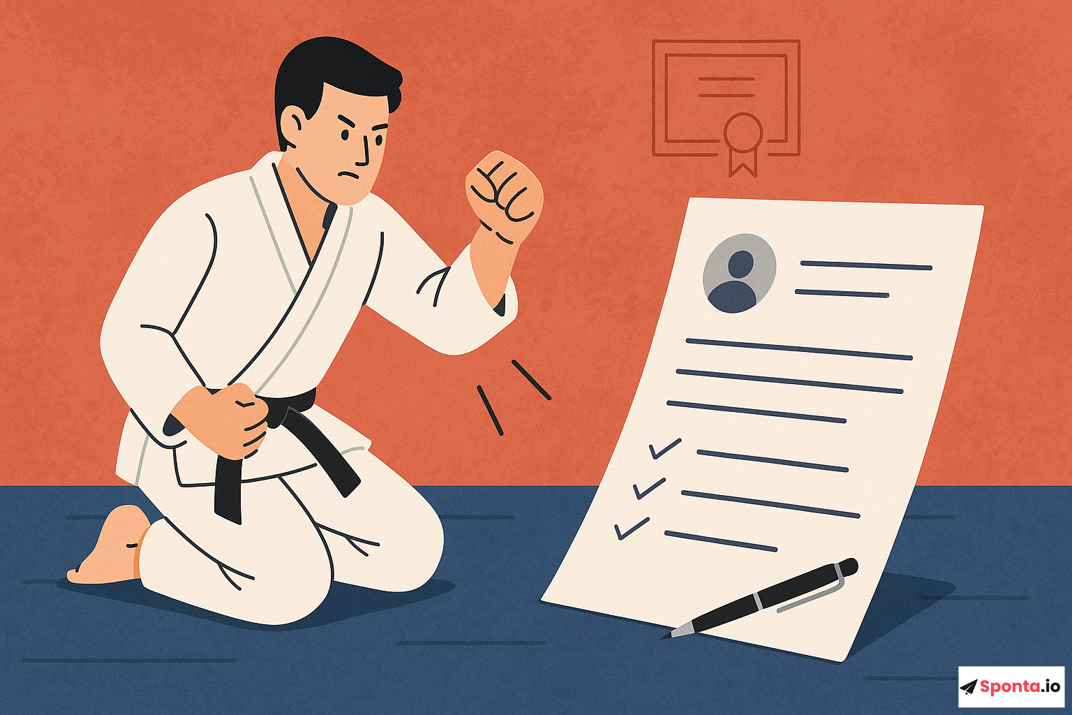 Illustration de l’article : Candidature spontanée en arts martiaux : techniques pour décrocher le poste idéal
