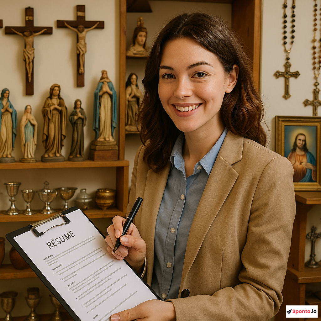 Illustration de l’article : Candidature spontanée en boutique d'objets religieux : astuces incontournables pour décrocher le job de vos rêves