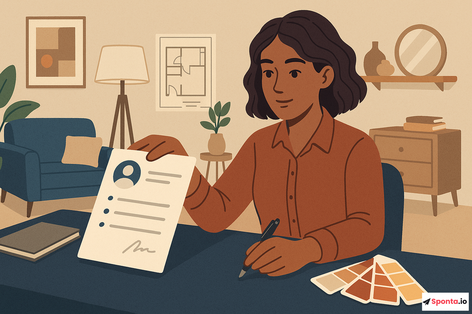 Illustration de l’article : Candidature spontanée en design d'intérieur : astuces incontournables pour décrocher le job de vos rêves