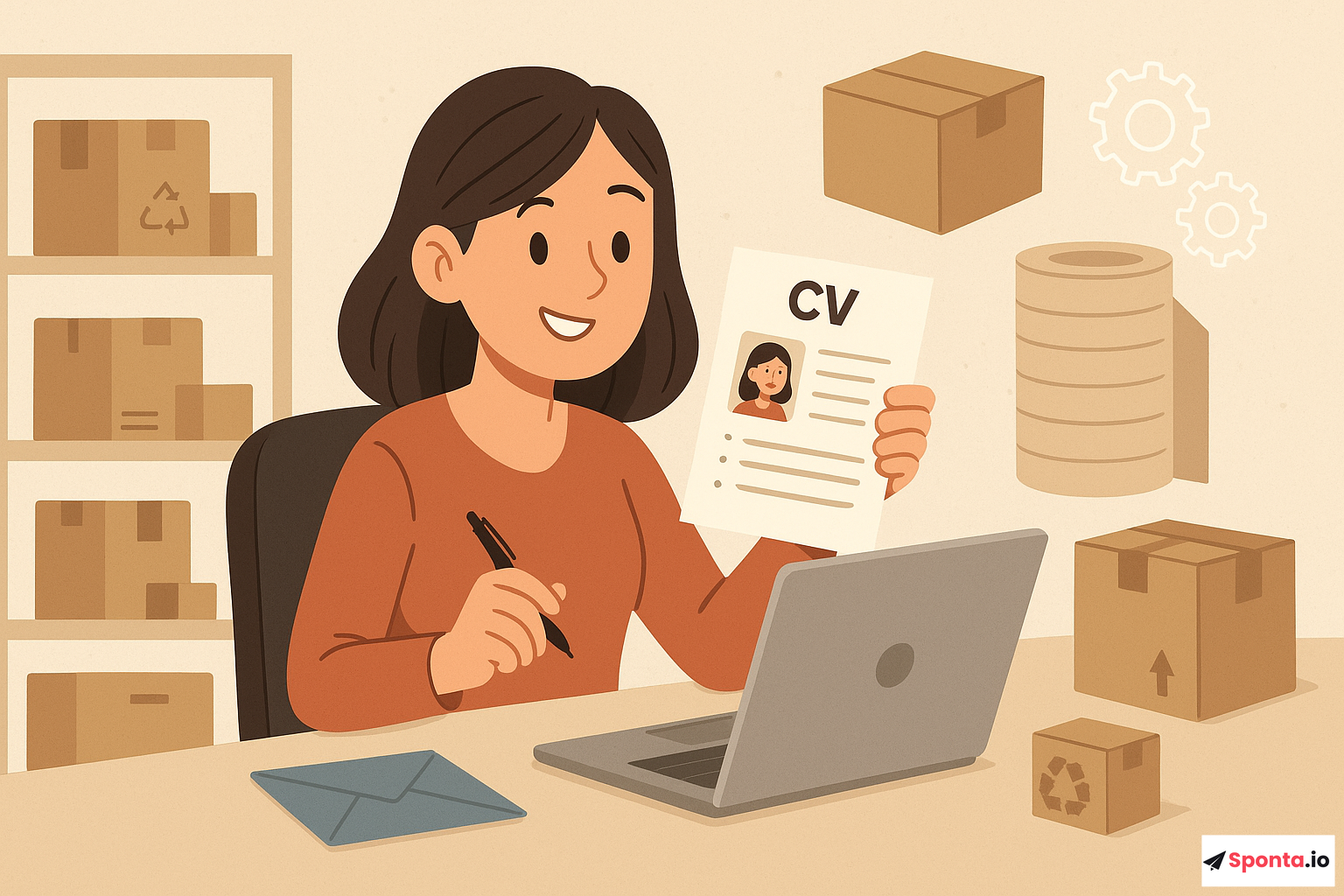 Illustration de l’article : Candidature spontanée en entreprise de packaging : astuces incontournables pour décrocher le job de vos rêves