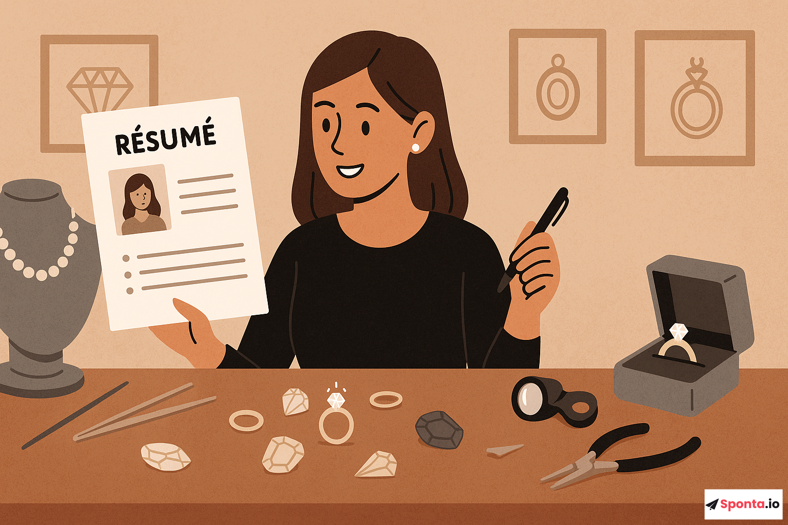 Illustration de l’article : Candidature spontanée en joaillerie : astuces incontournables pour décrocher le job de vos rêves