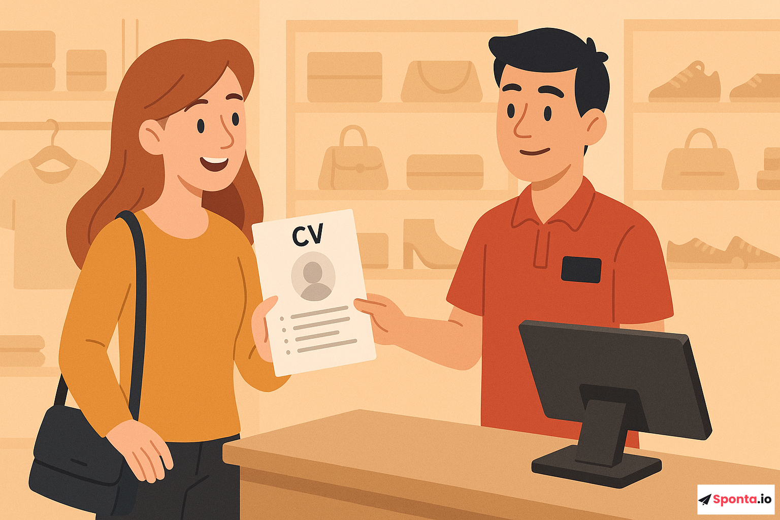 Illustration de l’article : Candidature spontanée en magasin : astuces incontournables pour décrocher le job de vos rêves