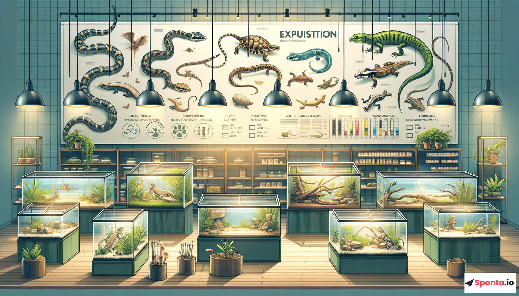 Illustration : Candidature spontanée en magasin de reptiles : astuces incontournables pour décrocher le job de vos rêves