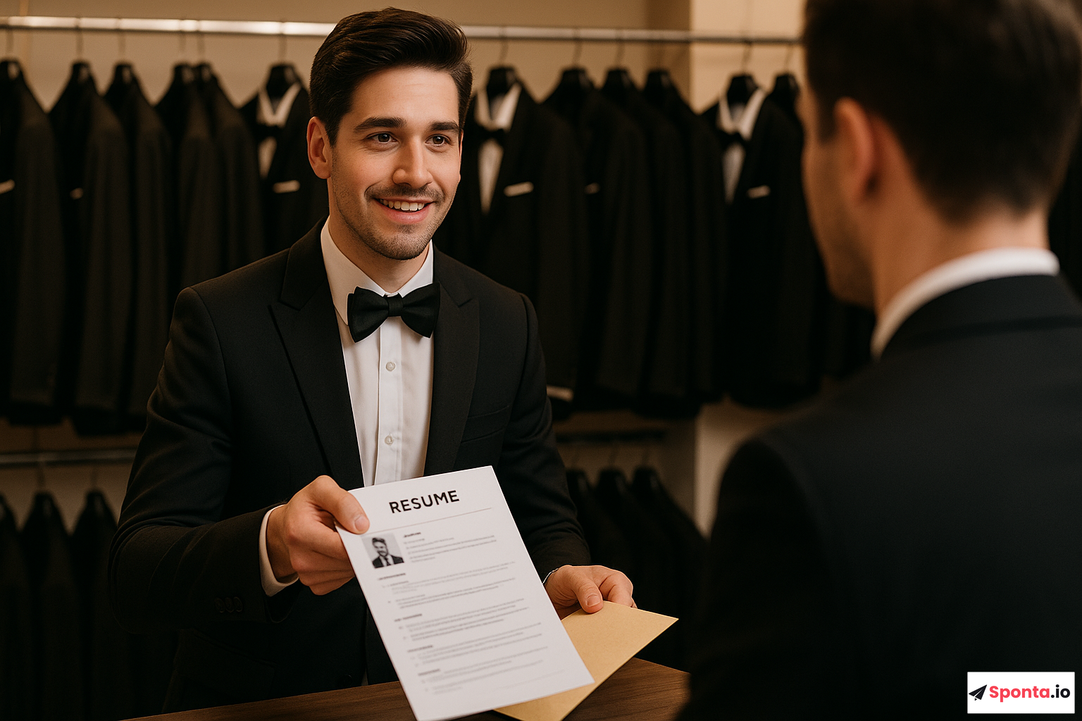 Illustration de l’article : Candidature spontanée en magasin de smokings : astuces incontournables pour décrocher le job de vos rêves
