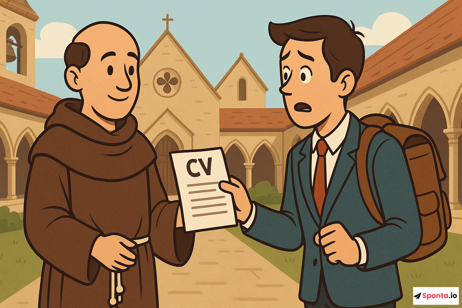 Illustration : Candidature spontanée en milieu monastique : astuces incontournables pour décrocher le poste de vos rêves