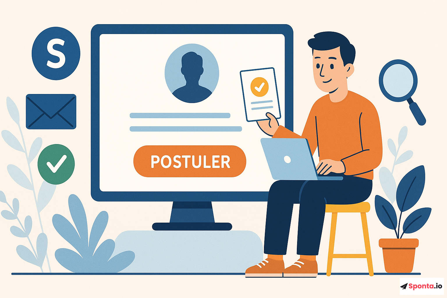 Illustration de l’article : Candidatures spontanées simplifiées : Sponta.io redéfinit la recherche d’emploi