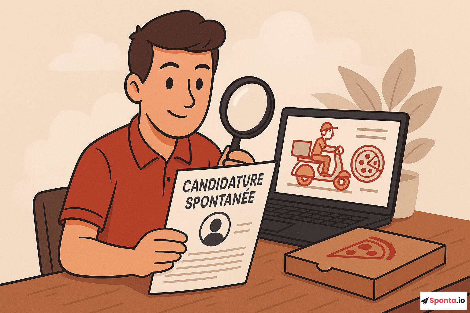Illustration de l’article : Décodez le Succès : Réussir sa Candidature Spontanée dans la Livraison de Pizzas