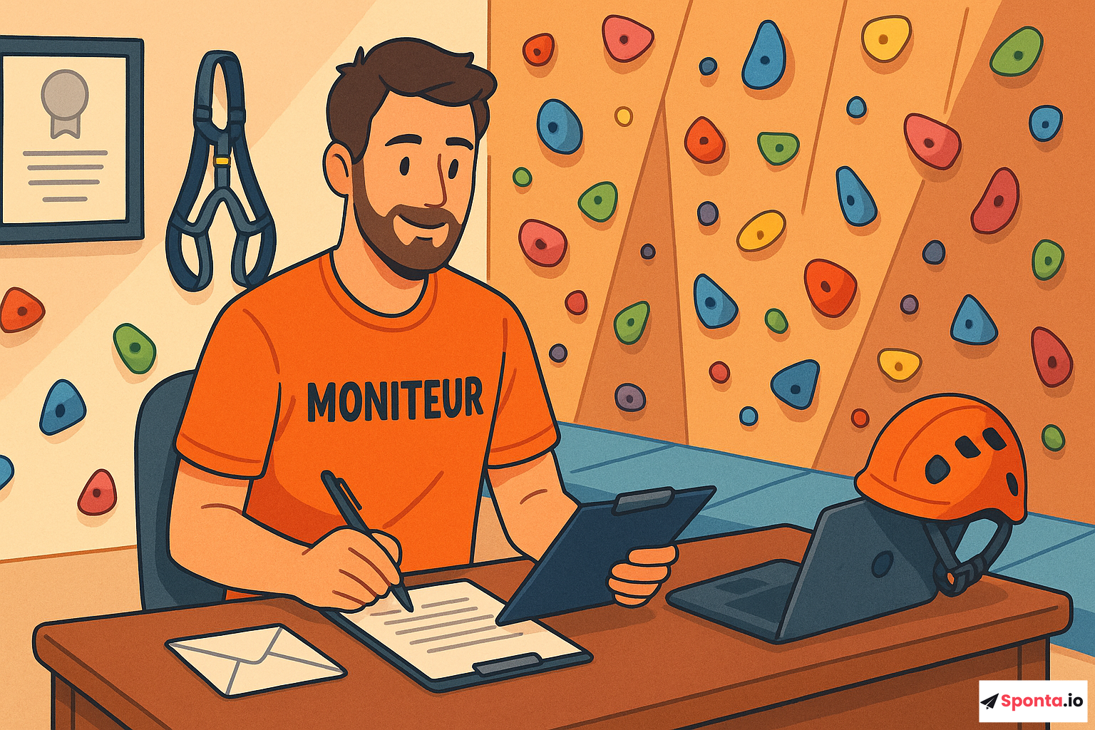 Illustration : Devenez Moniteur d'Escalade : Secrets pour une Candidature Spontanée Gagnante