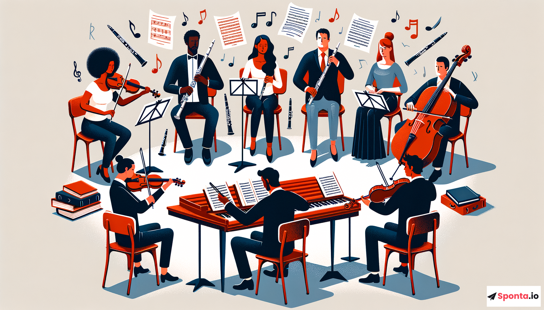 Illustration : Harmonisez Votre Avenir : Secrets d'une Candidature Spontanée Réussie dans un Orchestre Classique