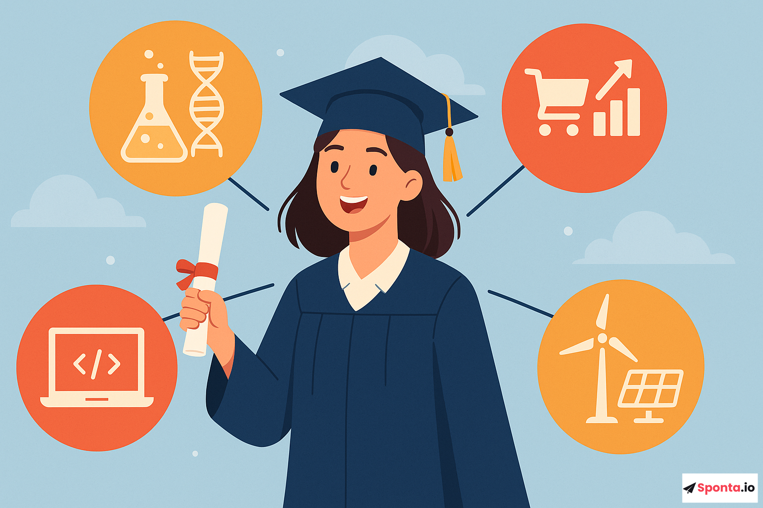 Illustration de l’article : Les Secteurs d'Activité les Plus Prometteurs pour les Jeunes Diplômés