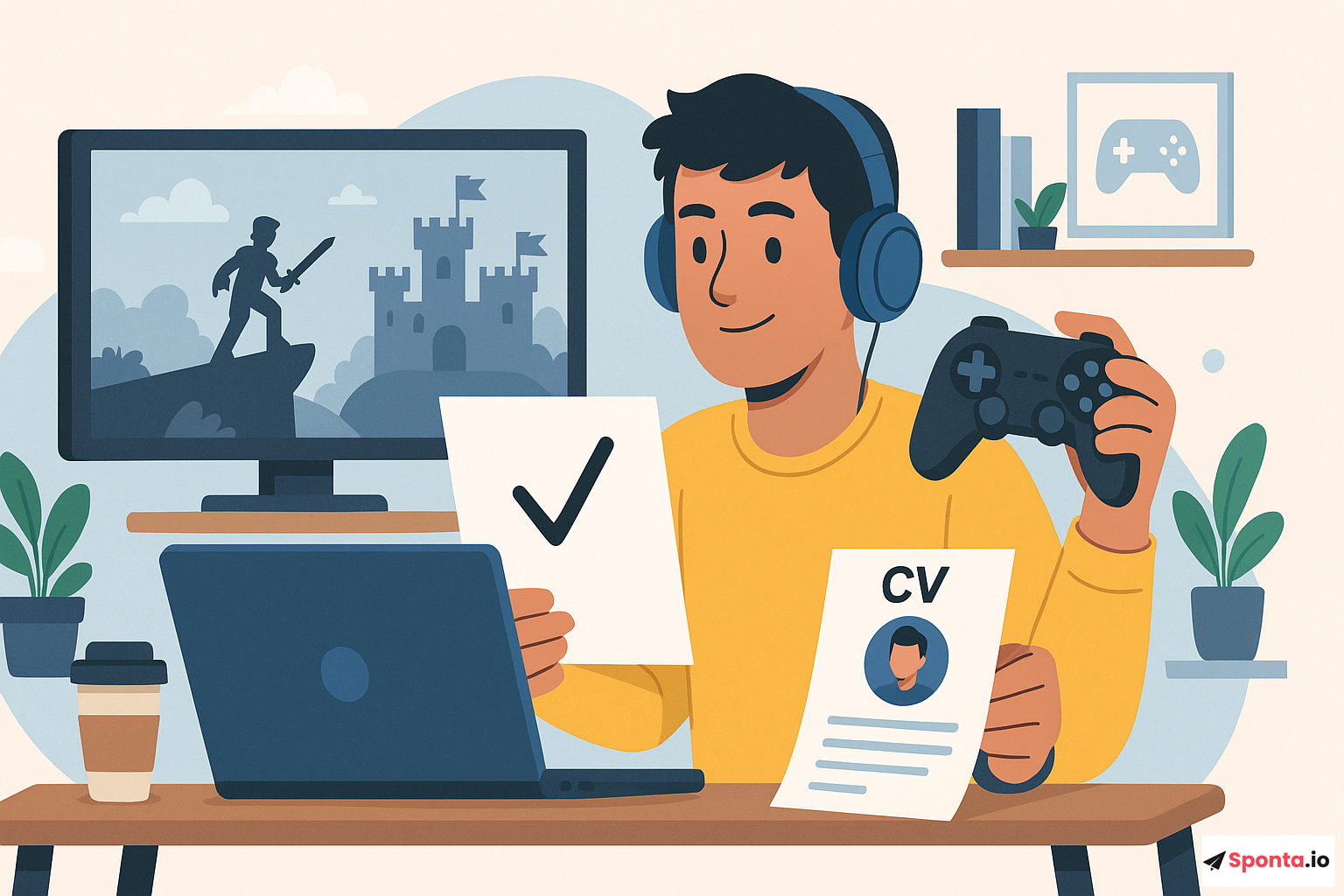 Illustration de l’article : Réussir dans le secteur des jeux vidéo : les clés d'une candidature spontanée percutante