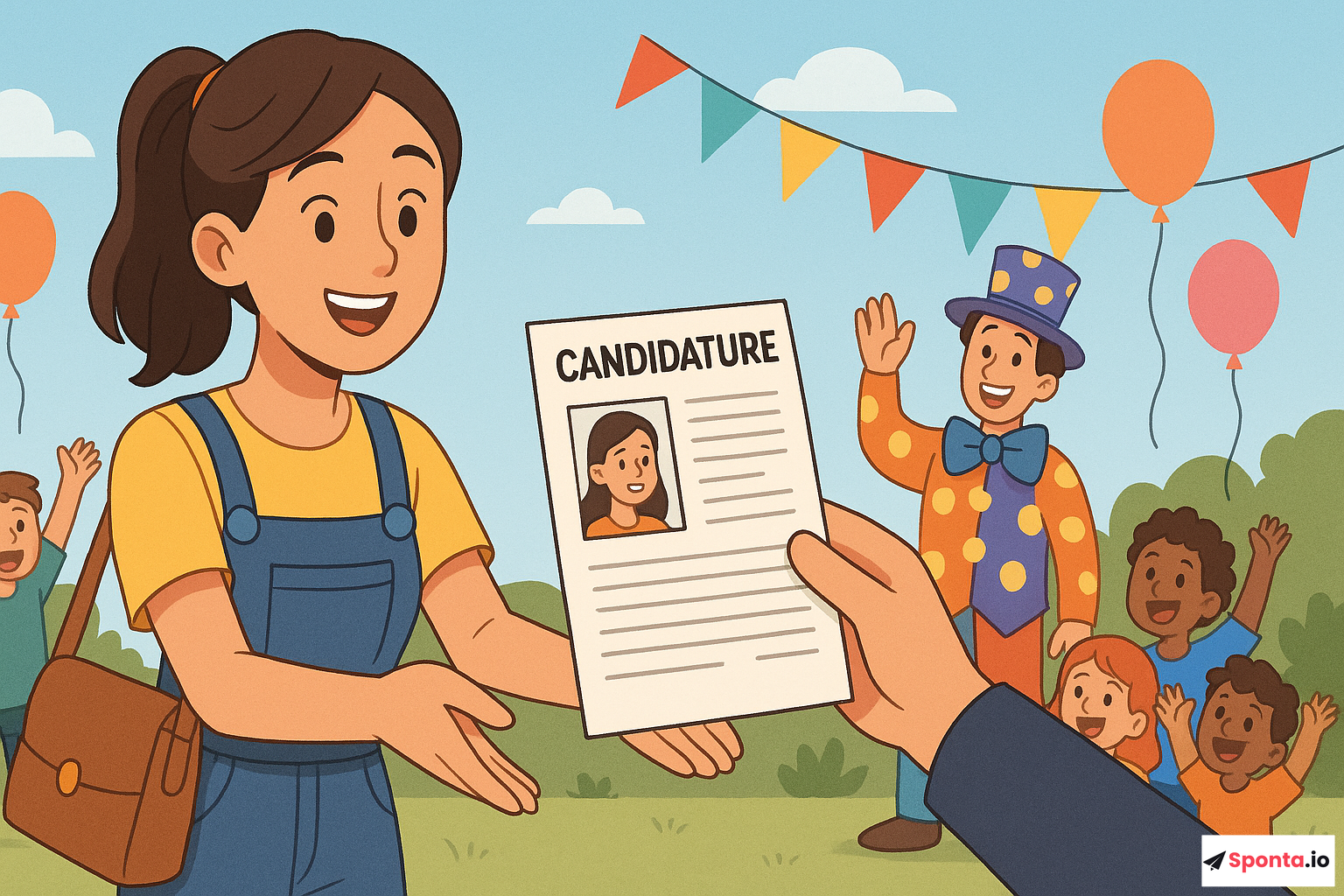 Illustration de l’article : Réussir dans le Service de Fête pour Enfants : Secrets d'une Candidature Spontanée Gagnante