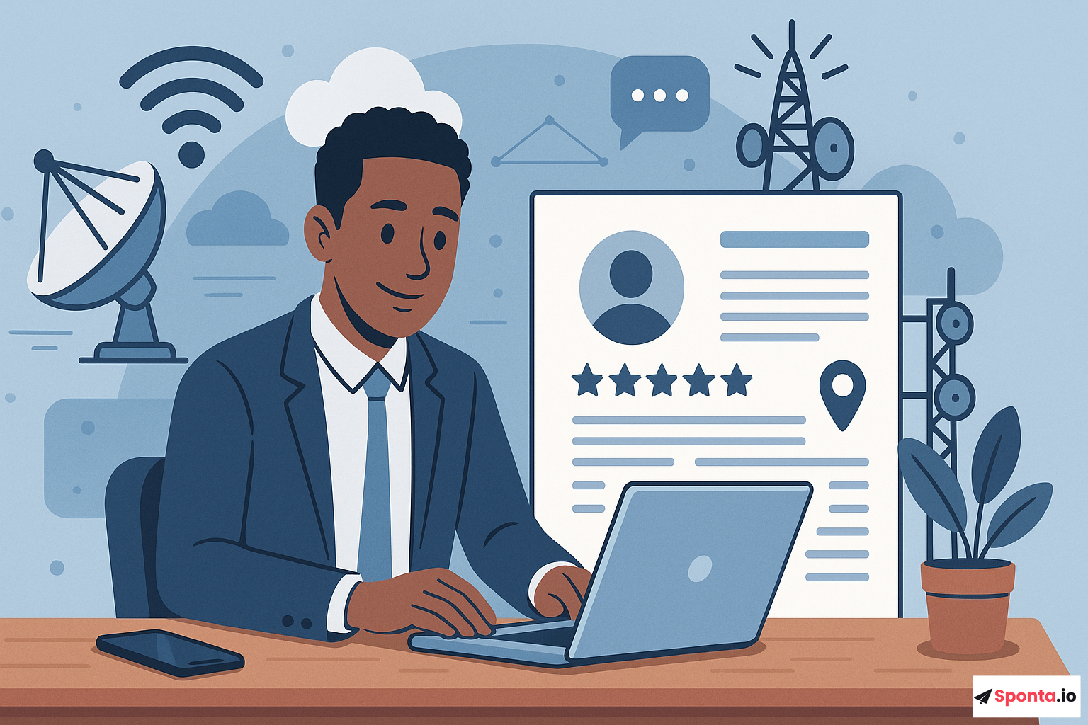Illustration de l’article : Réussir dans les télécommunications : secrets d'une candidature spontanée percutante