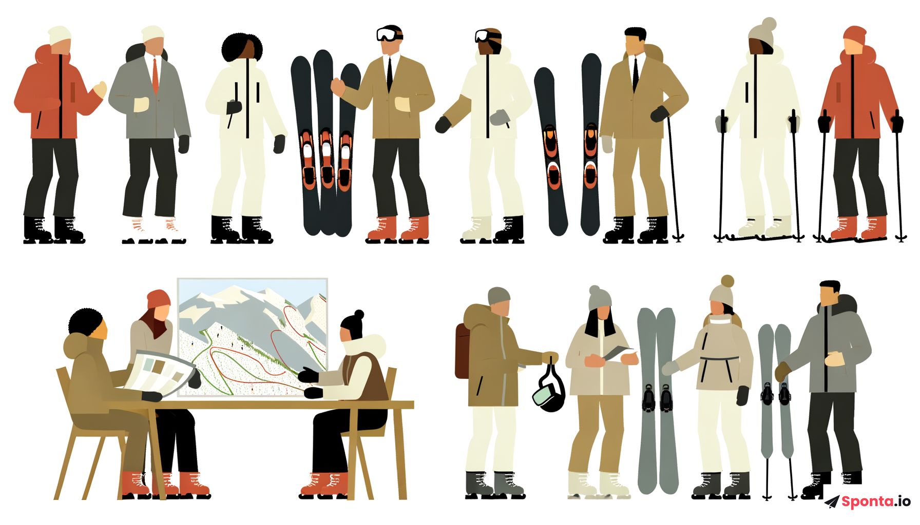 Illustration : Réussir sa Candidature Spontanée dans un Club de Ski : Stratégies et Conseils Essentiels