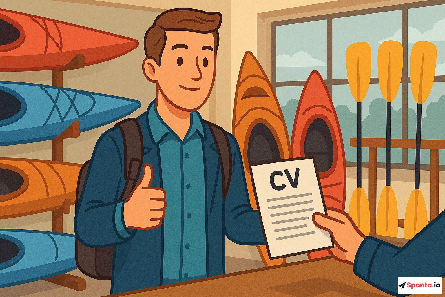 Illustration de l’article : Réussir sa candidature spontanée en magasin de canoë-kayak : astuces pour se démarquer