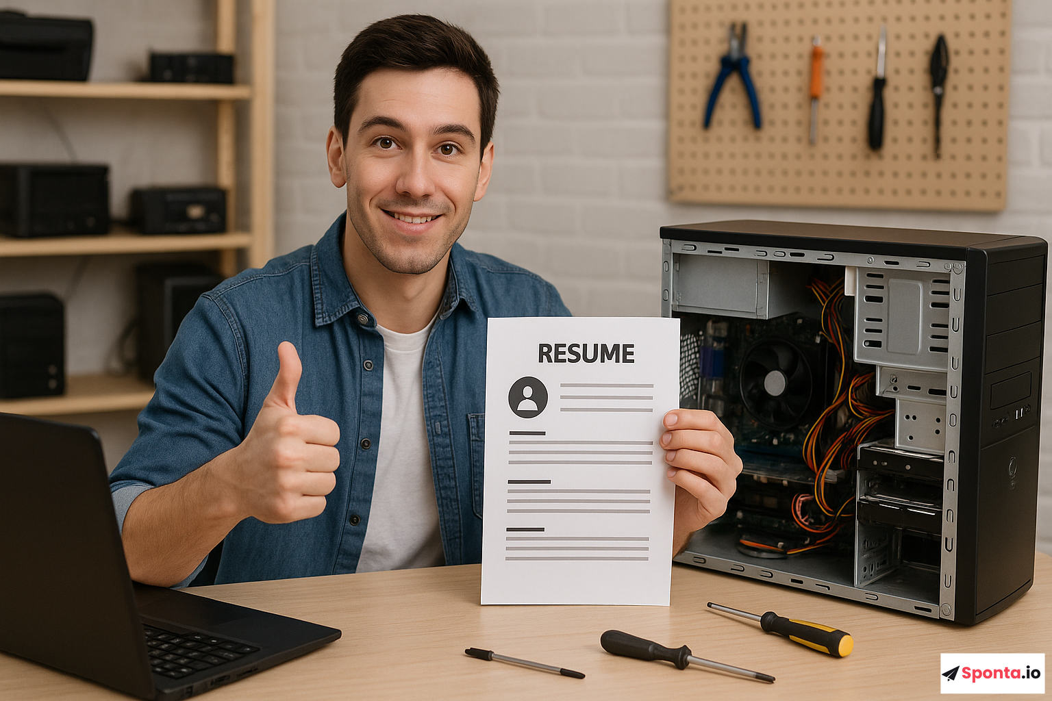 Illustration de l’article : Réussir sa candidature spontanée en réparation d'ordinateurs : astuces pour se démarquer