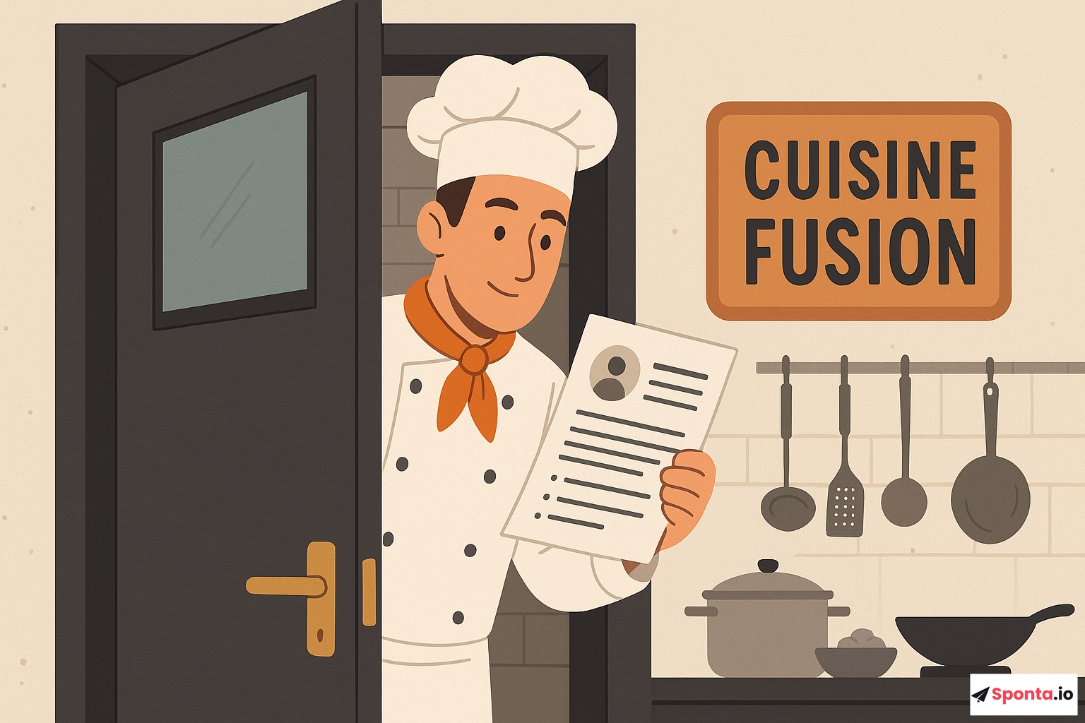 Illustration de l’article : Réussir votre entrée dans la cuisine fusion : secrets d'une candidature spontanée percutante