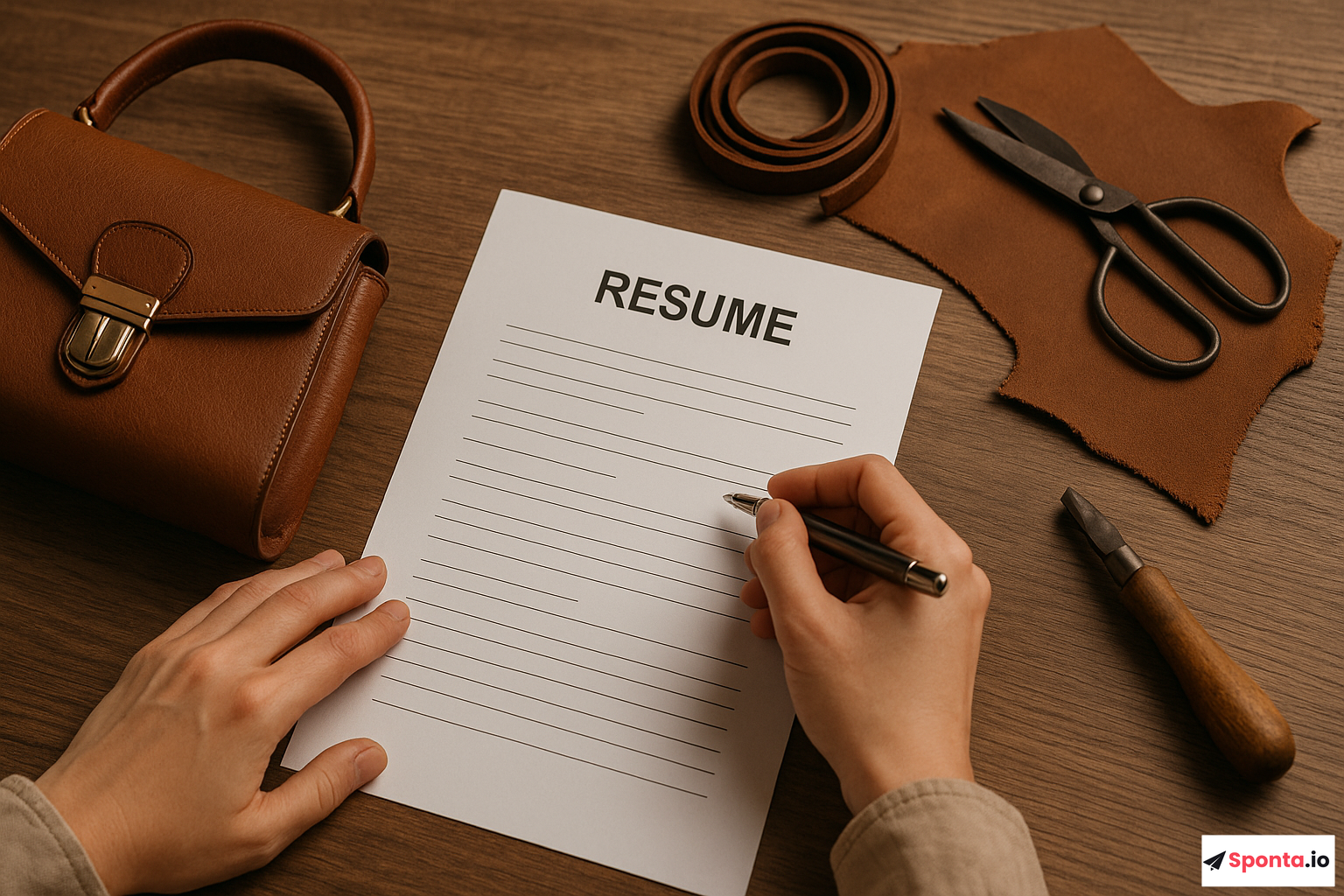 Illustration : Réussissez dans la maroquinerie : secrets d'une candidature spontanée captivante