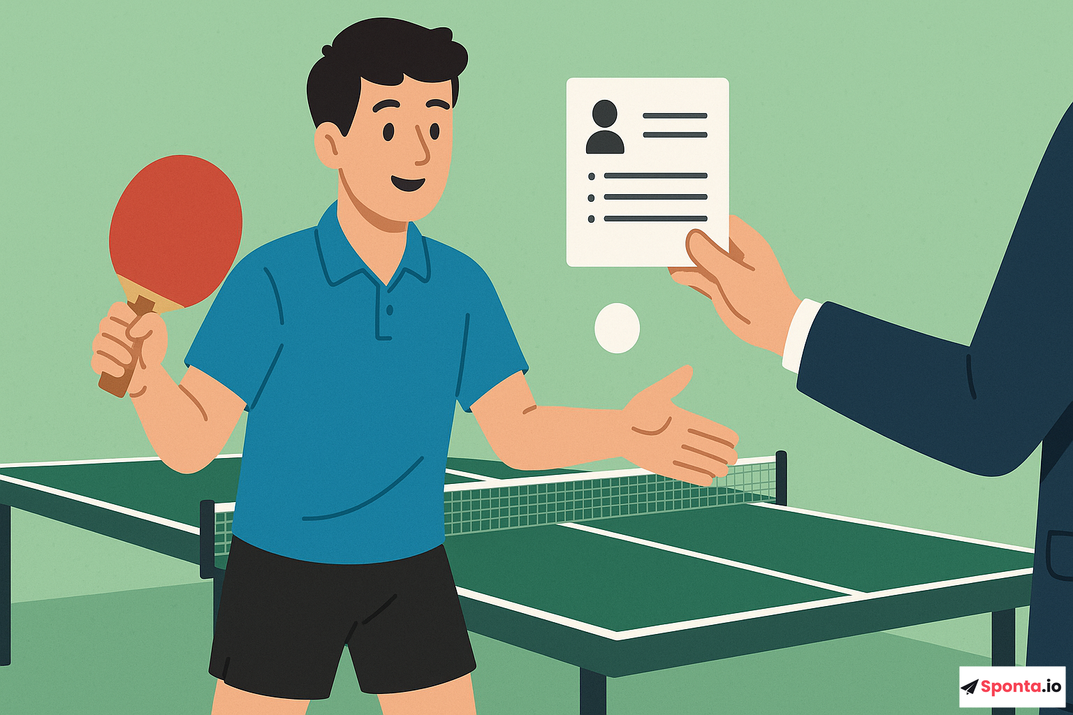 Illustration de l’article : Réussissez votre entrée dans le monde du tennis de table : stratégies pour une candidature spontanée gagnante