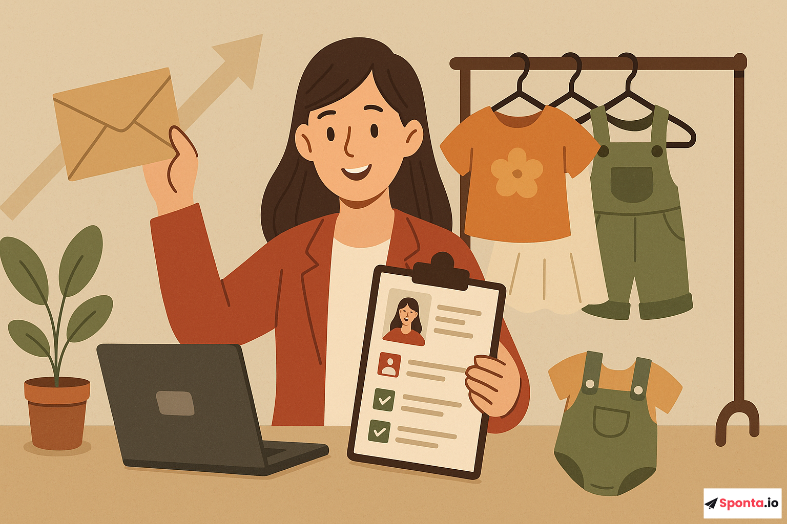 Illustration de l’article : Réussissez votre entrée dans le secteur des vêtements pour enfants : stratégies gagnantes pour une candidature spontanée