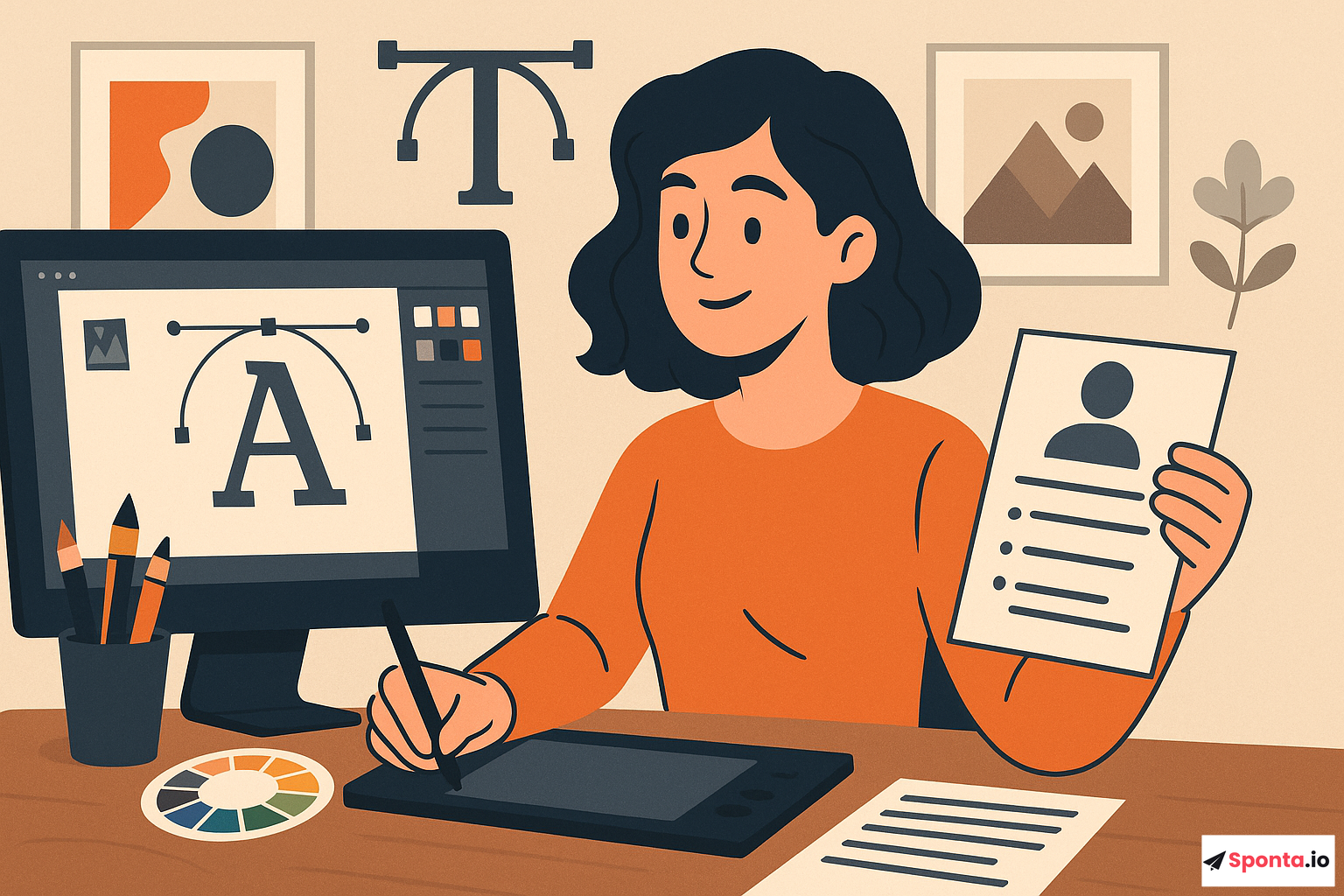 Illustration de l’article : Révélez votre talent de graphiste : maîtrisez l'art de la candidature spontanée