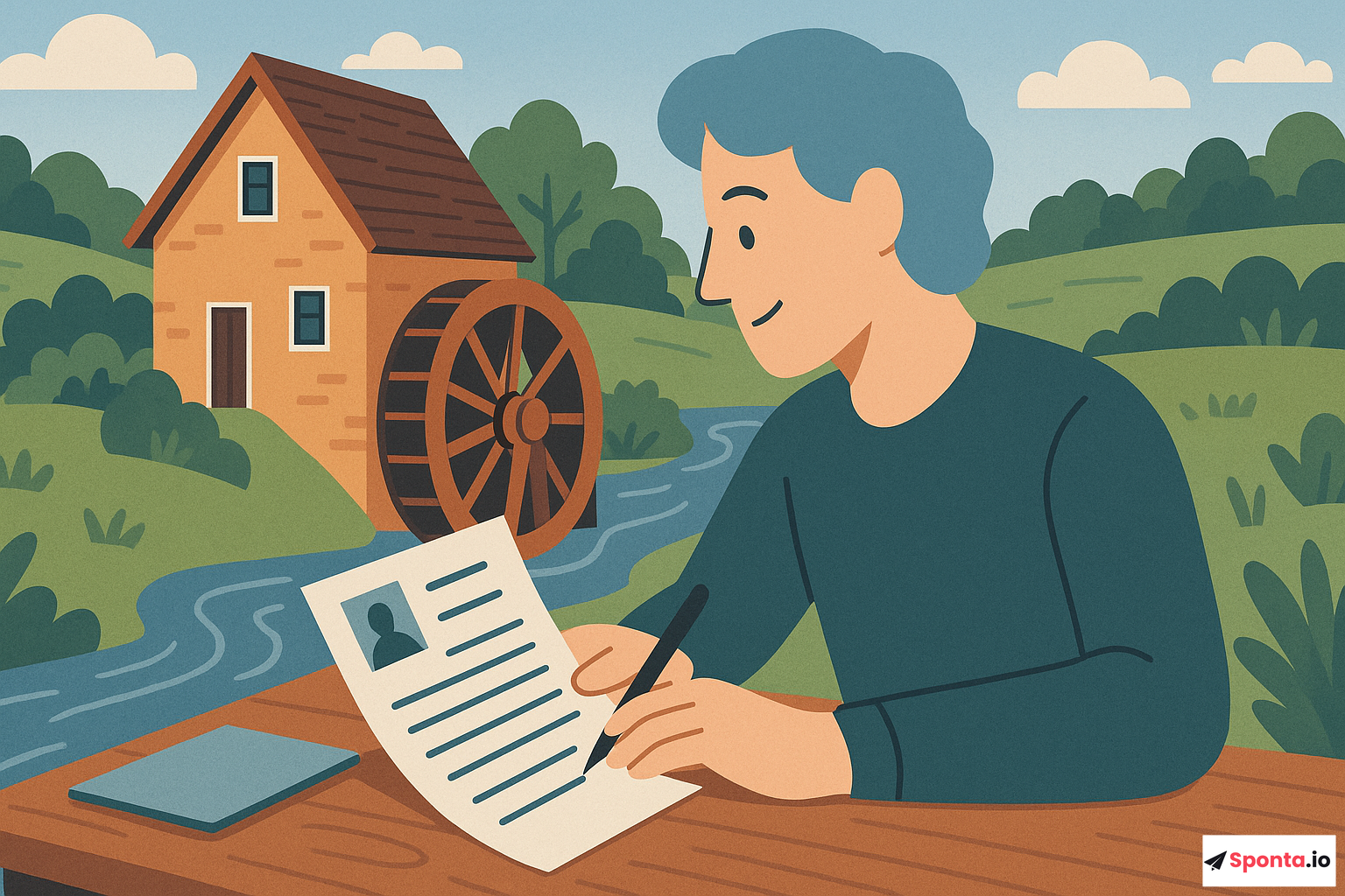 Illustration de l’article : Transformez votre passion pour les moulins à eau en carrière : les clés d'une candidature spontanée réussie